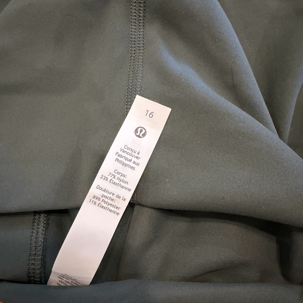 Lululemon Dark Green Leggings